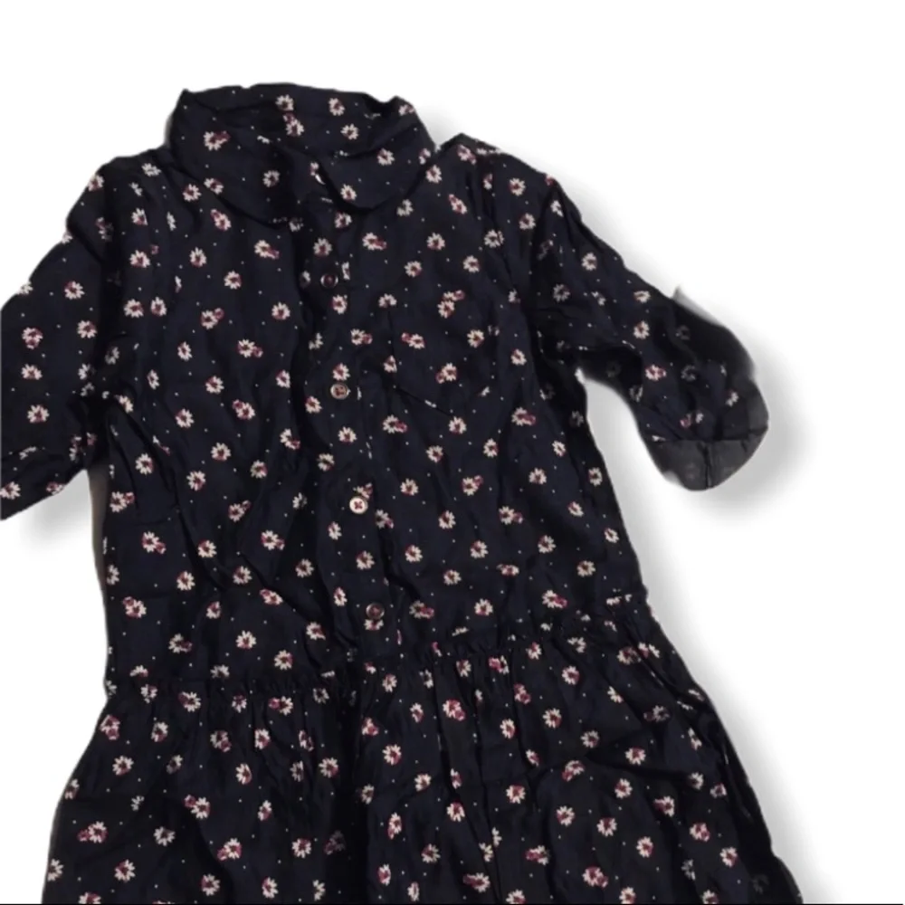 Retro Carter’s 5T Floral Girls Dress Deadstock Vintage Flowers NWT NEW